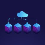 An image of a cloud with two branching paths, one representing multi-cloud and the other hybrid cloud, symbolizing different cloud strategies.