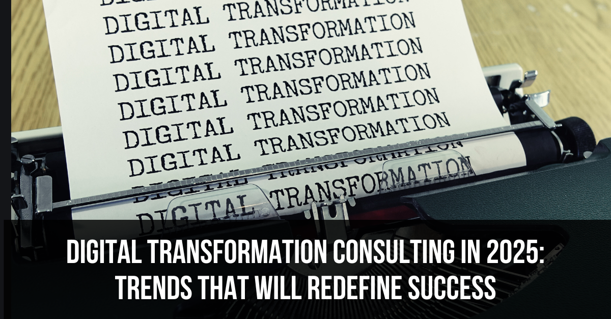 An image of a vintage typewriter with the phrase "Digital Transformation" typed repeatedly across the entire page, symbolizing the blending of traditional tools with modern innovation.