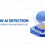 Enterprise cybersecurity team monitoring shadow AI activity and unauthorized LLM usage across corporate systems